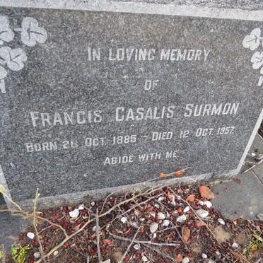 SURMON Francis Casalis 1885-1957
