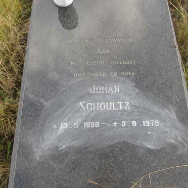 SCHOULTZ Johan 1898-1979