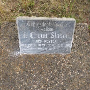 STADEN H.C., nee KEYTER 1979-1962