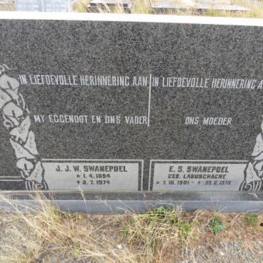 SWANEPOEL J.J.W. 1894-1974 & E.S. LABUSCHAGNE 1901-1978