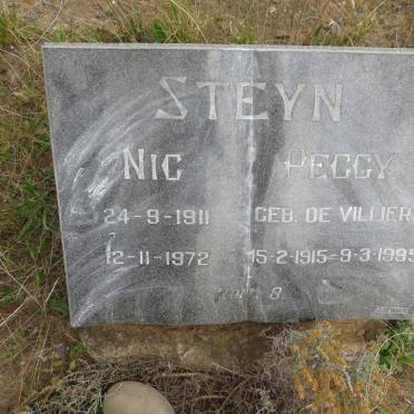 STEYN Nic 1911-1972 & Peggy DE VILLIERS 1915-1995