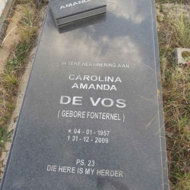 VOS Carolina Amanda, de nee FONTERNEL 1957-2009