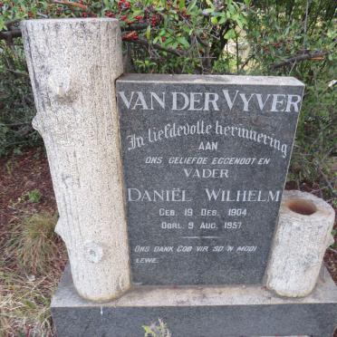 VYVER Daniel Wilhelm, van der 1904-1957 