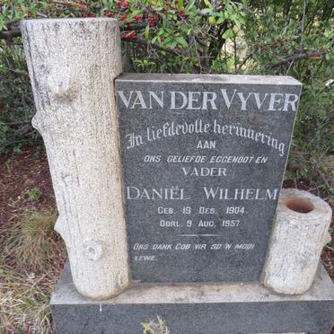 VYVER Daniel Wilhelm, van der 1904-1957 
