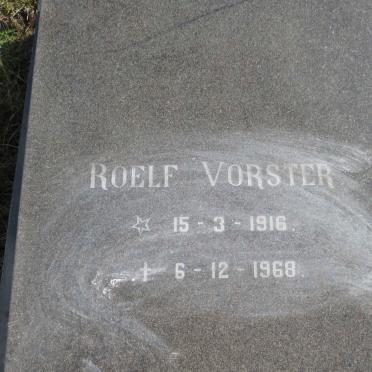 VORSTER Roelf 1916-1968