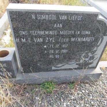 ZYL H.M.E., van nee MYNHARDT 1912-2001