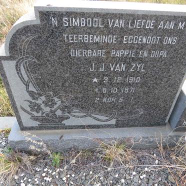 ZYL J.J., van 1910-1971
