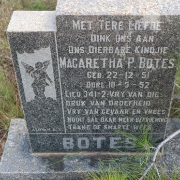BOTES Magaretha P. 1951-1952