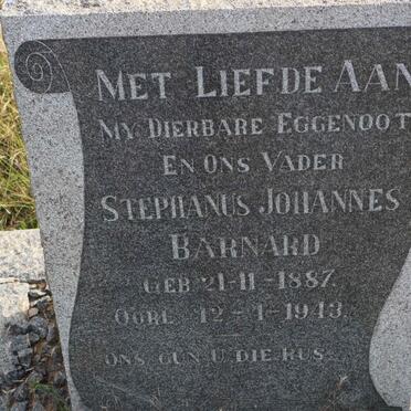BARNARD Stephanus Johannes 1887-1943