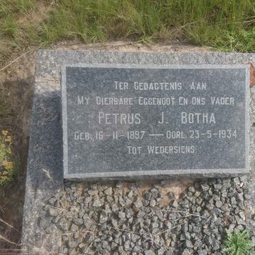 BOTHA Petrus J. 1897-1934