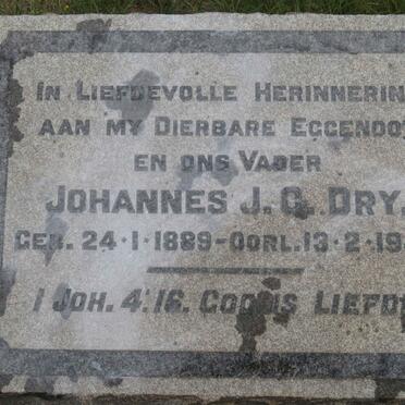 DRY Johannes J.C. 1889-1945