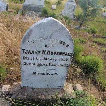 DUVENHAGE Tjaart H. 1923-1923