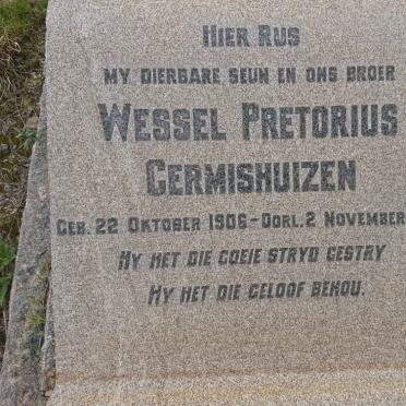 GERMISHUIZEN Wessel Pretorius 1906-1951