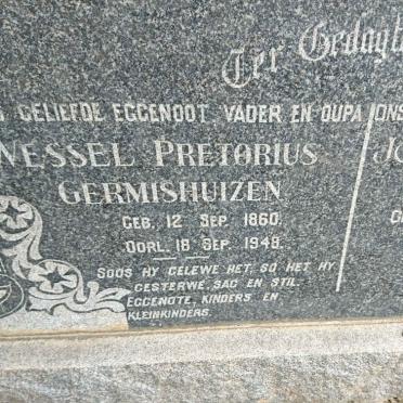 GERMISHUIZEN Wessel Pretorius 1860-1948 &amp; Johanna Catharina KLOPPER 1873-1954