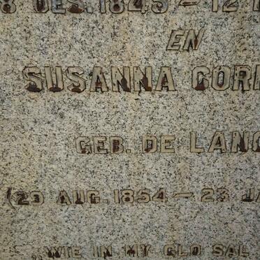 GREYLING Daniel Jacobus 1845-1938 &amp; Susanna Cornelia DE LANGE 1854-1938