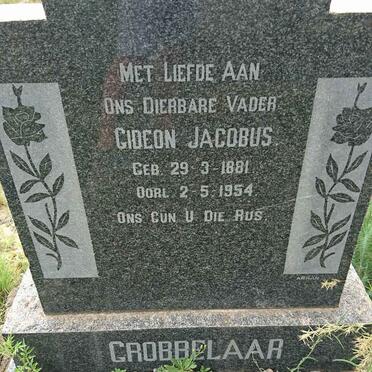 GROBBELAAR Gideon Jacobus 1881-1954