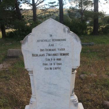 HENNING Nicolaas Johannes 1880-1954