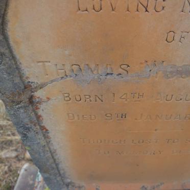 JONES Thomas Wood 1854-1925