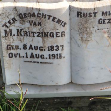 KRITZINGER M. 1837-1915