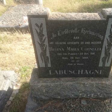 LABUSCHAGNE Regina Maria Cornelia nee DU PLESSIS 1881-1948