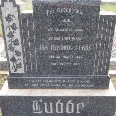 LUBBE Jan Hendrik 1892-1950