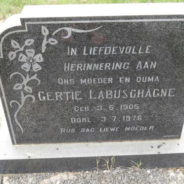 LABUSCHAGNE Gertie 1905-1976
