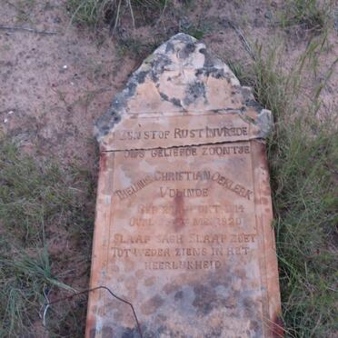 LINDE Theunis Christian De Klerk, v.d. 1914-1920