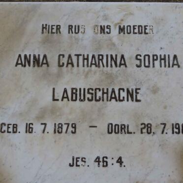 LABUSCHAGNE Anna Catharina Sophia 1879-1964