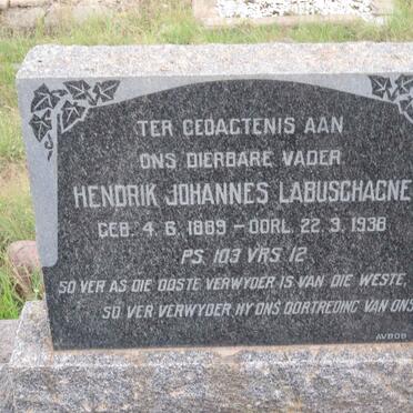 LABUSCHAGNE Hendrik Johannes 1889-1938