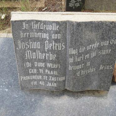 MALHERBE Joshua Petrus