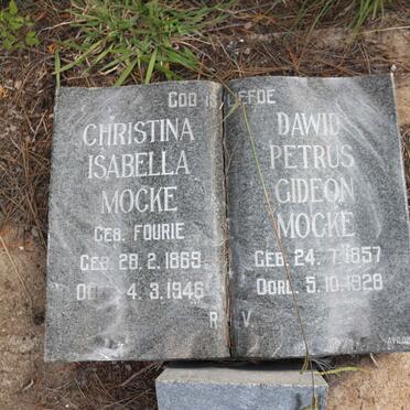 MOCKE Dawid Petrus Gideon 1857-1928 &amp; Christina Isabella FOURIE 1869-1946