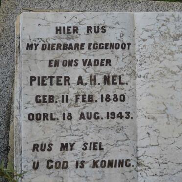 NEL Pieter A.H. 1880-1943