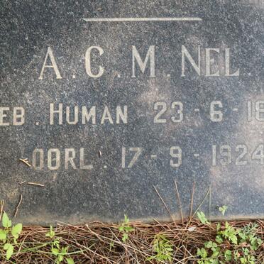 NEL G.D. 1871-1947 &amp; A.C.M. 1874-1924