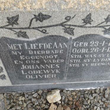 OLIVIER Johannes Lodewyk 1898-1948
