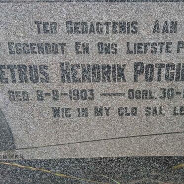 POTGIETER Petrus Hendrik 1903-1951