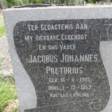 PRETORIUS Jacobus Johannes 1903-1952