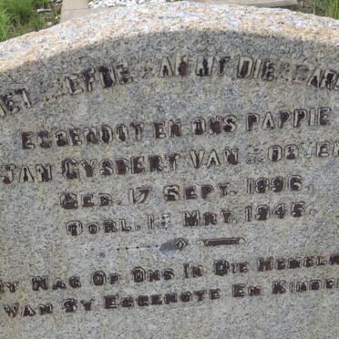 ROOYEN Jan Gysbert, van 1896-1945