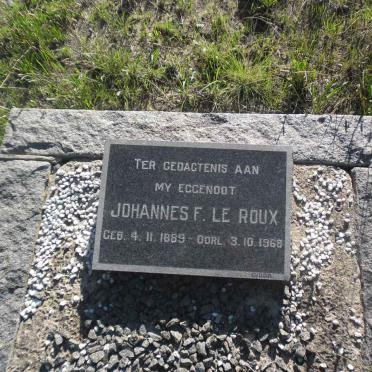 ROUX Johannes F., le 1889-1968