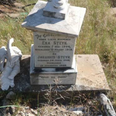 STEYN Ena 1906-1913 :: STEYN Johannes 1908-1908