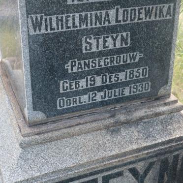 STEYN Josias Michael 1848-1916 &amp; Wilhelmina Lodewika PANSEGROUW 1850-1930