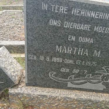 SWANEPOEL Frederik H. 1870-1961 &amp; Martha M. 1888-1975