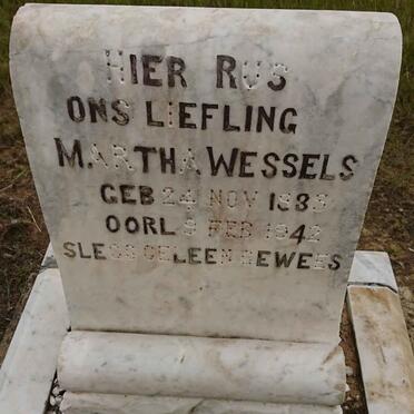 WESSELS Martha 1938-1942