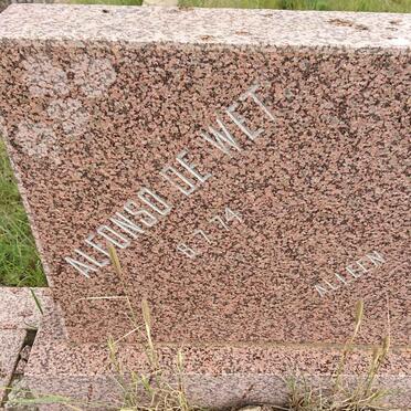 WET Alfonso, de -1974