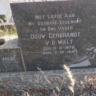 WALT Douw Gerbrandt, v.d. 1870-1941 &amp; Elizabeth Margaretha WAGENAAR 1874-1964