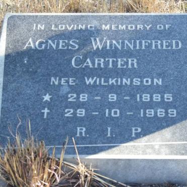 CARTER Agnes Winnifred nee WILKINSON 1885-1969