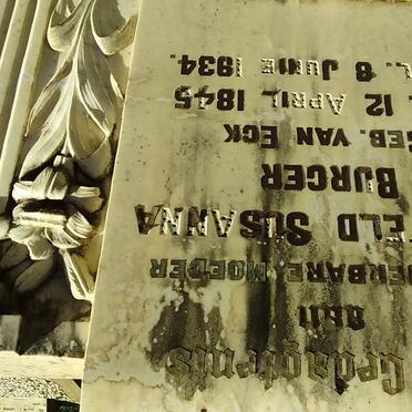 BURGER Machteld Susanna nee VAN ECK 1845-1934