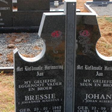 BRESLER Johannes Augustus 1942-1998 :: BRESLER Johan Albert 1975-??
