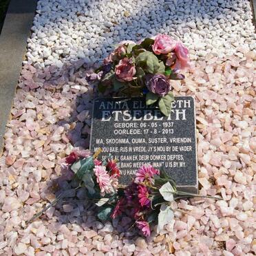 ETSEBETH Anna Elizabeth 1937-2013