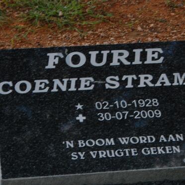 FOURIE Coenie Strampe 1928-2009