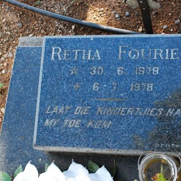 FOURIE Retha 1978-1978